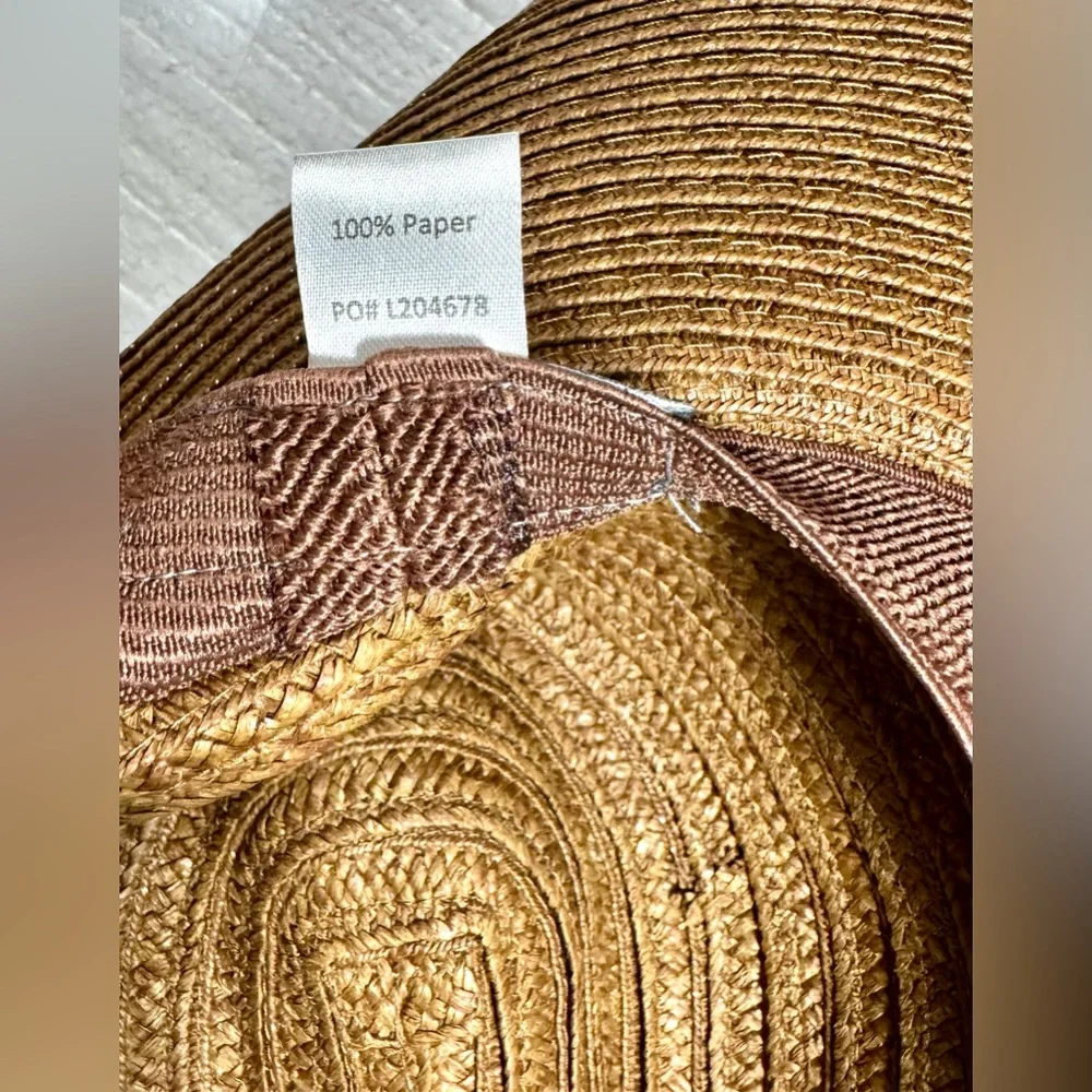 Stylish Brown Men's Hat San Diego Hat Company Paper 100% O/S Unisex